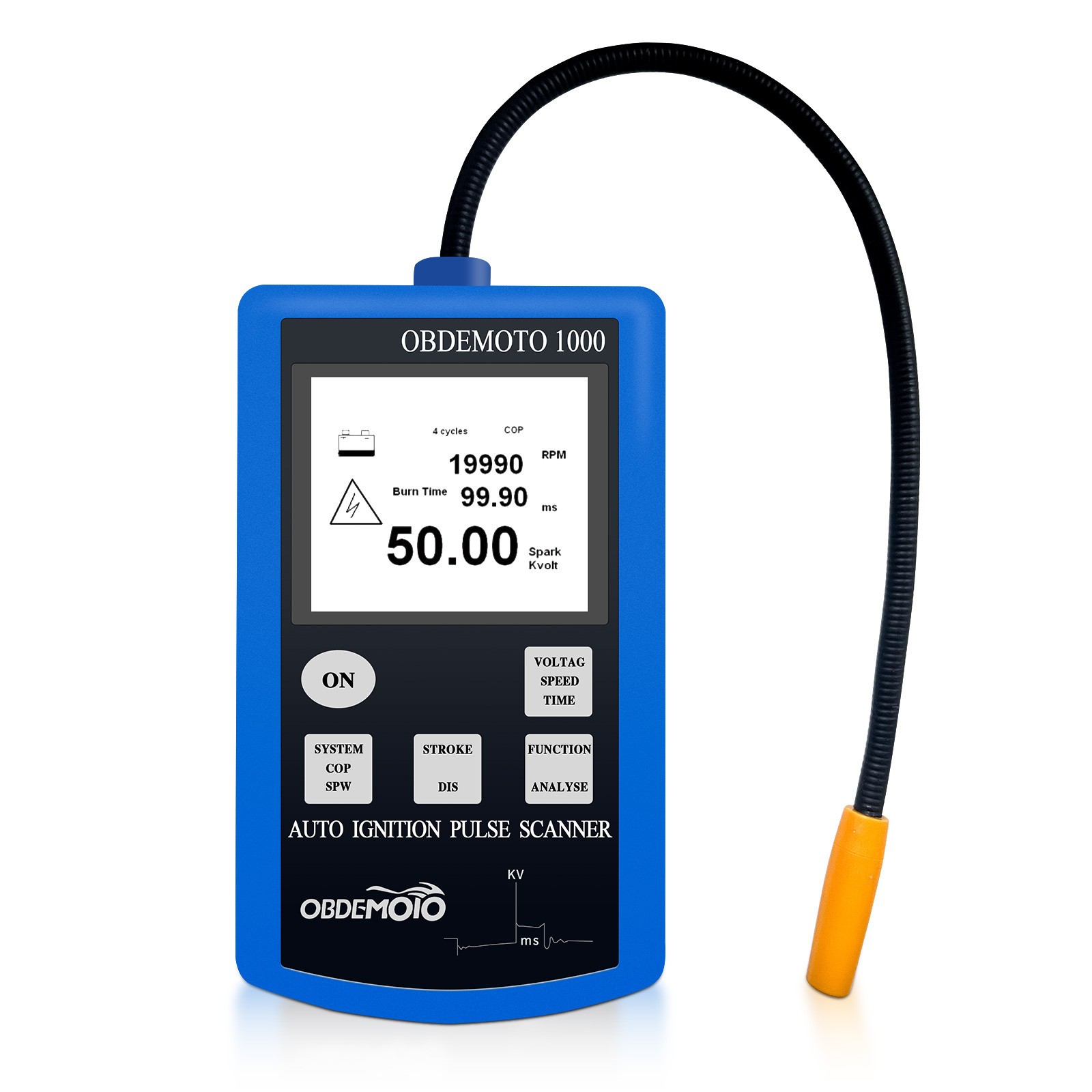 MST-1000 Ignition Coil Test Tool W/Spark KVOLT Calibration Ignition Spark Tester