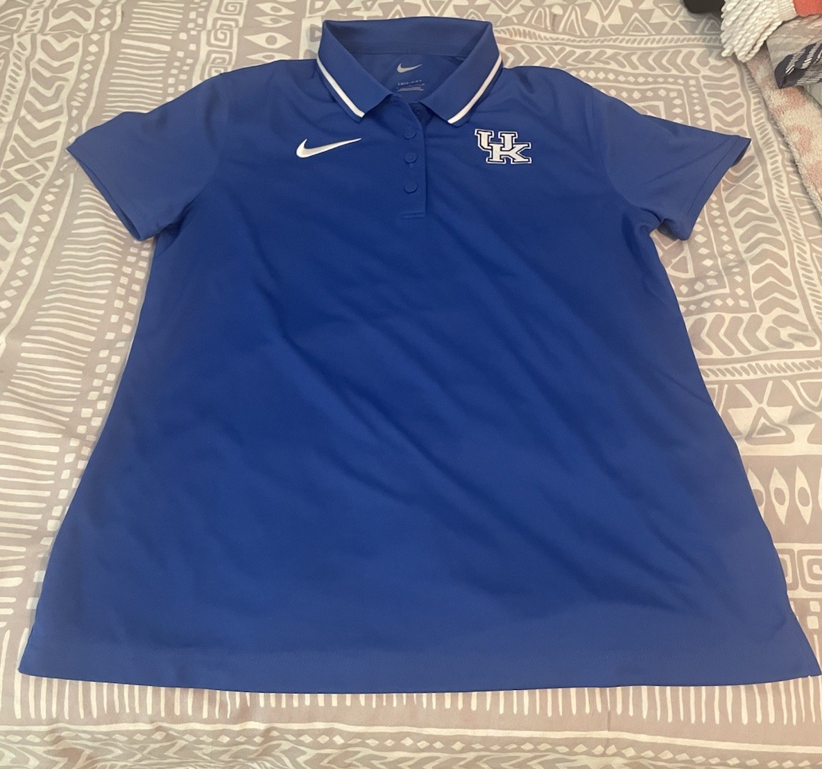 Nike Women’s DRI-FIT Kentucky Wildcats Classic Polo Shirt Sz. M NEW  SGA