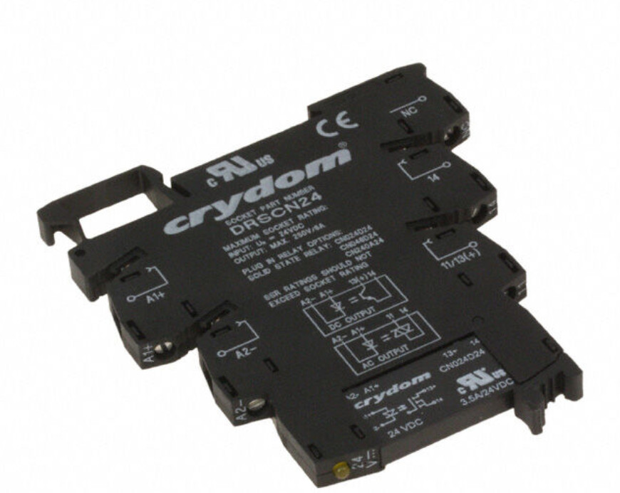 OEM New Crydom DRA-CN240A05 Solid State Relay DIN Socket 2A 280VAC 1 Unit