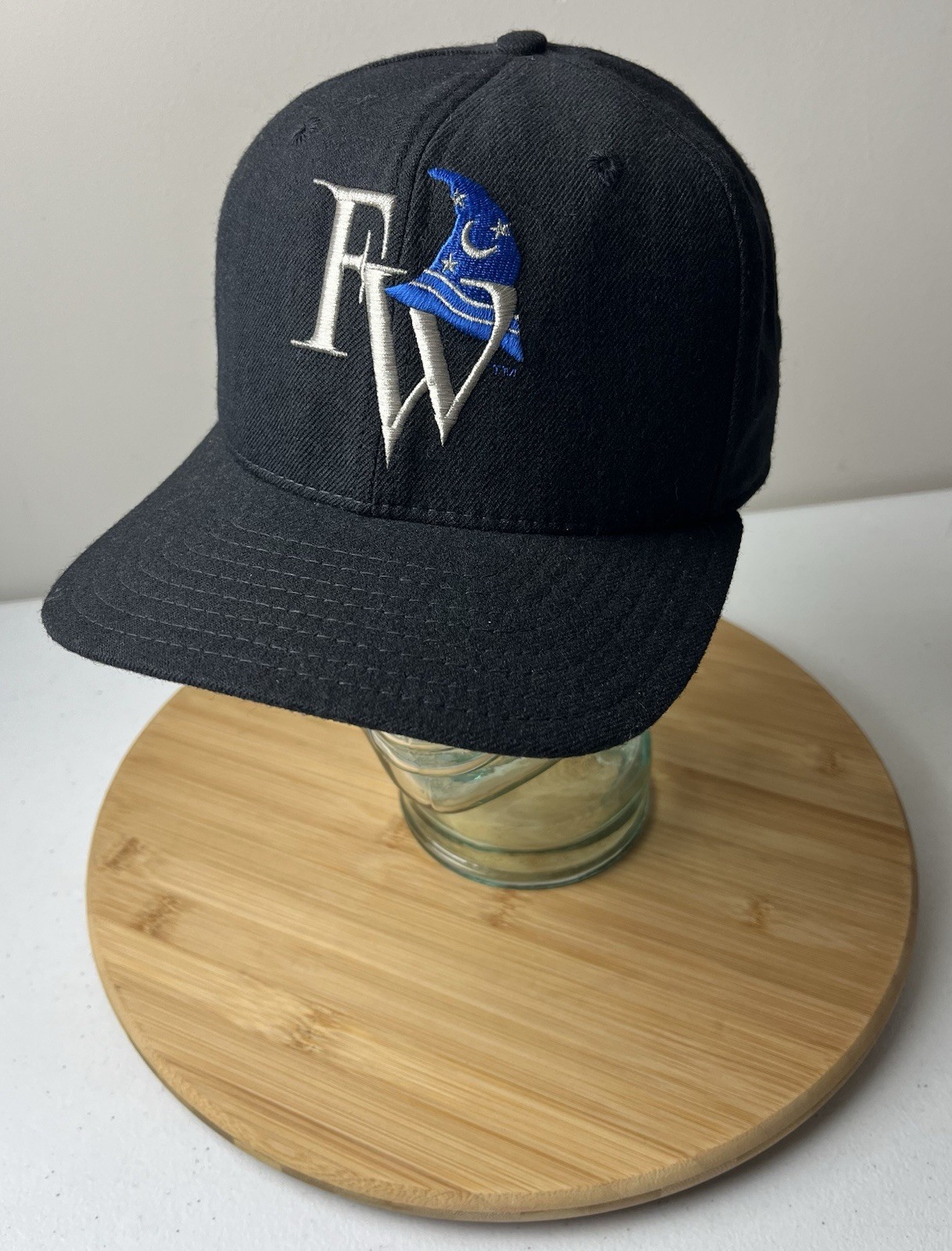 Fort Wayne Wizards New Era Vintage 90’s SnapBack Hat Black MiLB Wool Pro Model