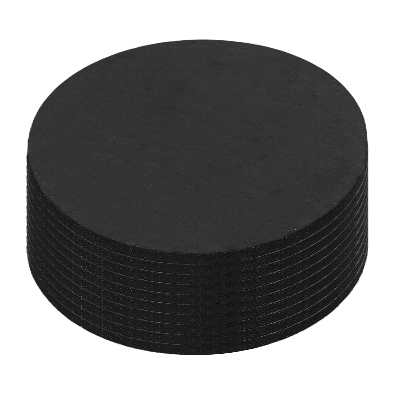 10Pcs Non Slip Furniture Pads, 35x1.7mm Round Rubber Furniture Grippers, Black