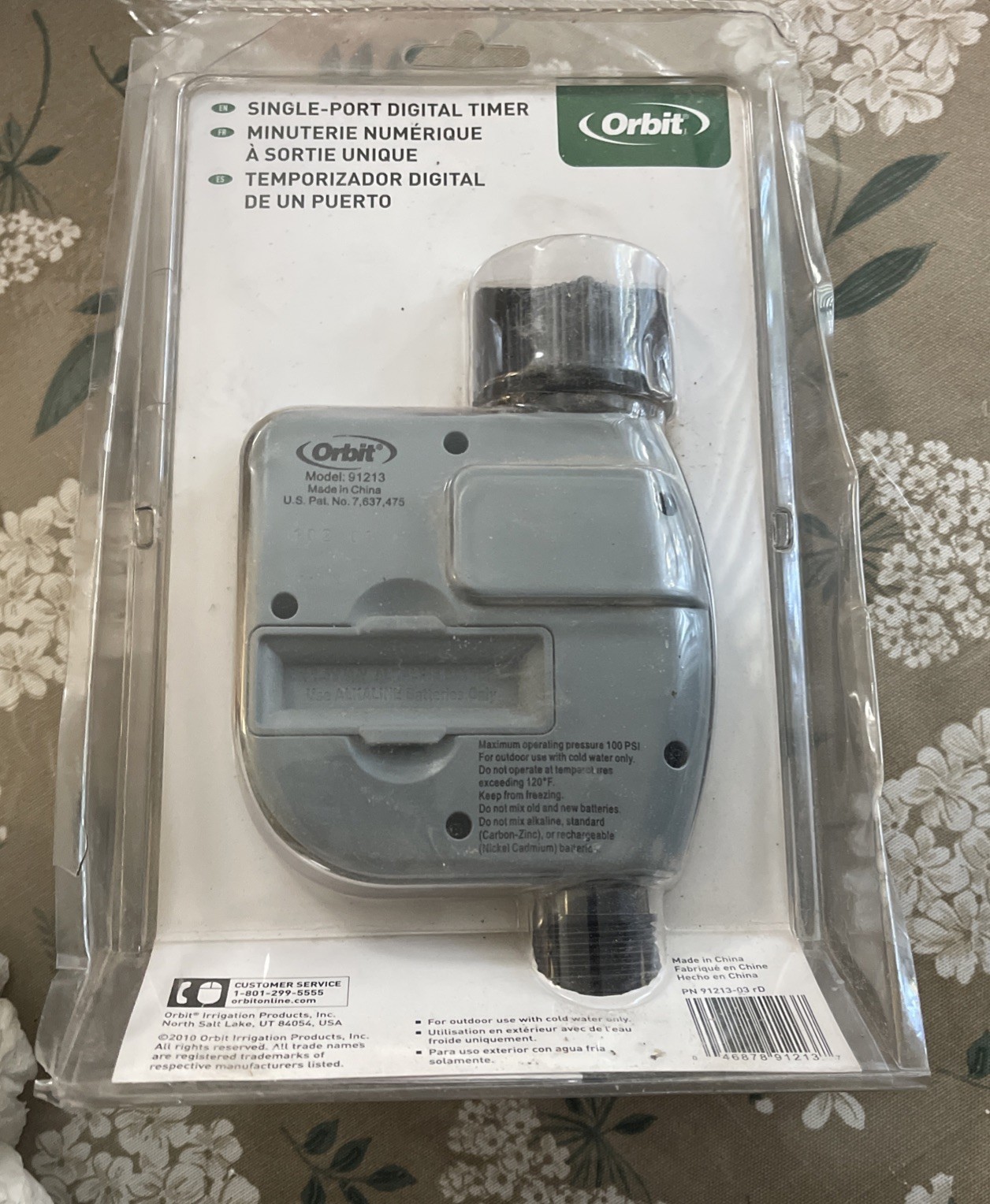 ORBIT Single Port Digital Water Hose Timer 91213