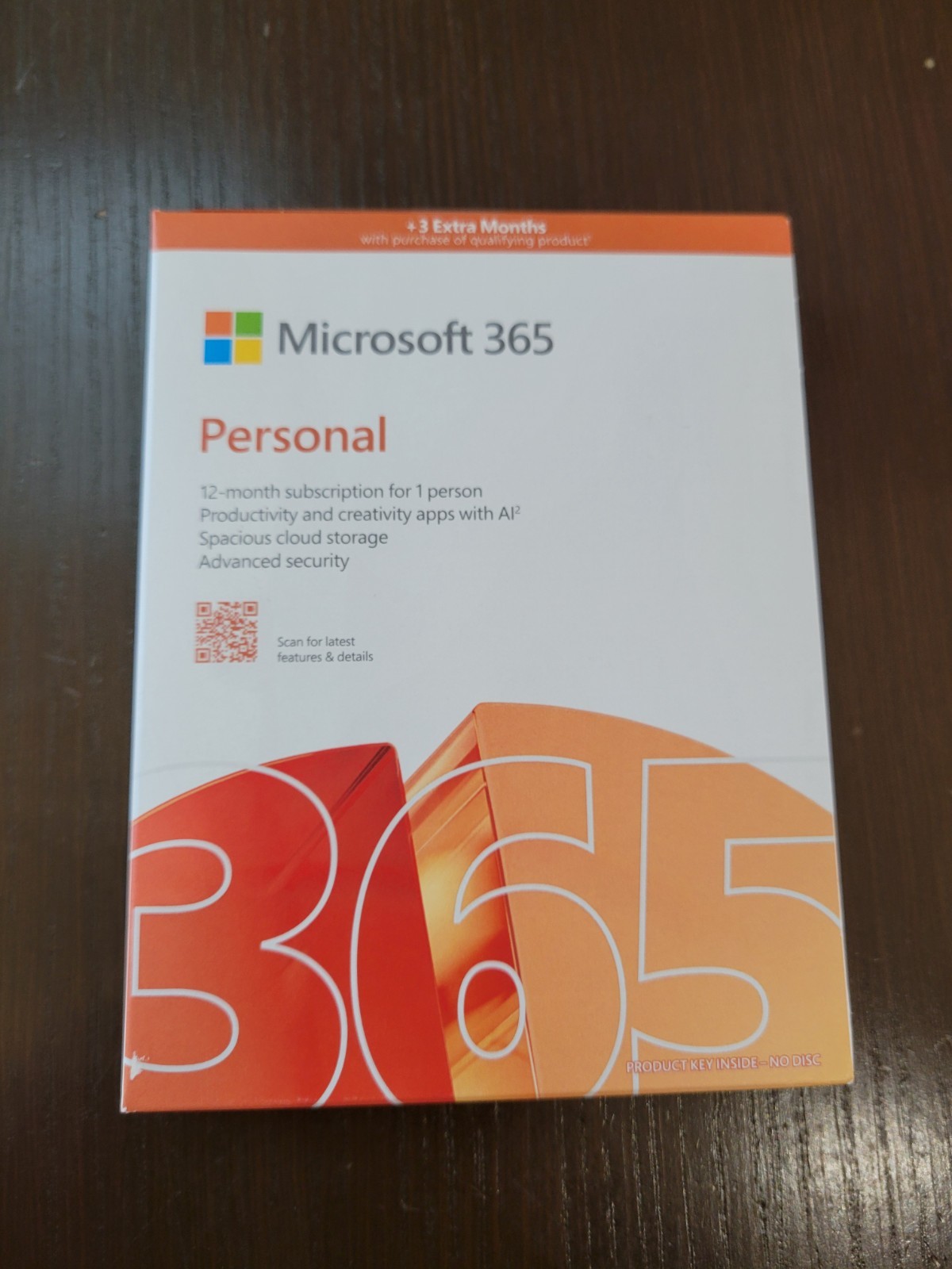 NEW Microsoft Office 365 Personal Edition with 1 Year Subscription