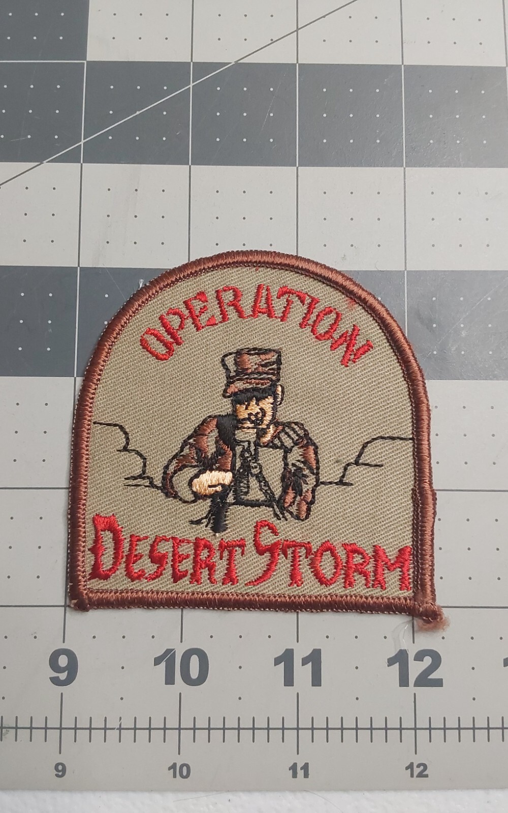 Desert Storm USMC US Marine Corps Machine Gunner Patch
