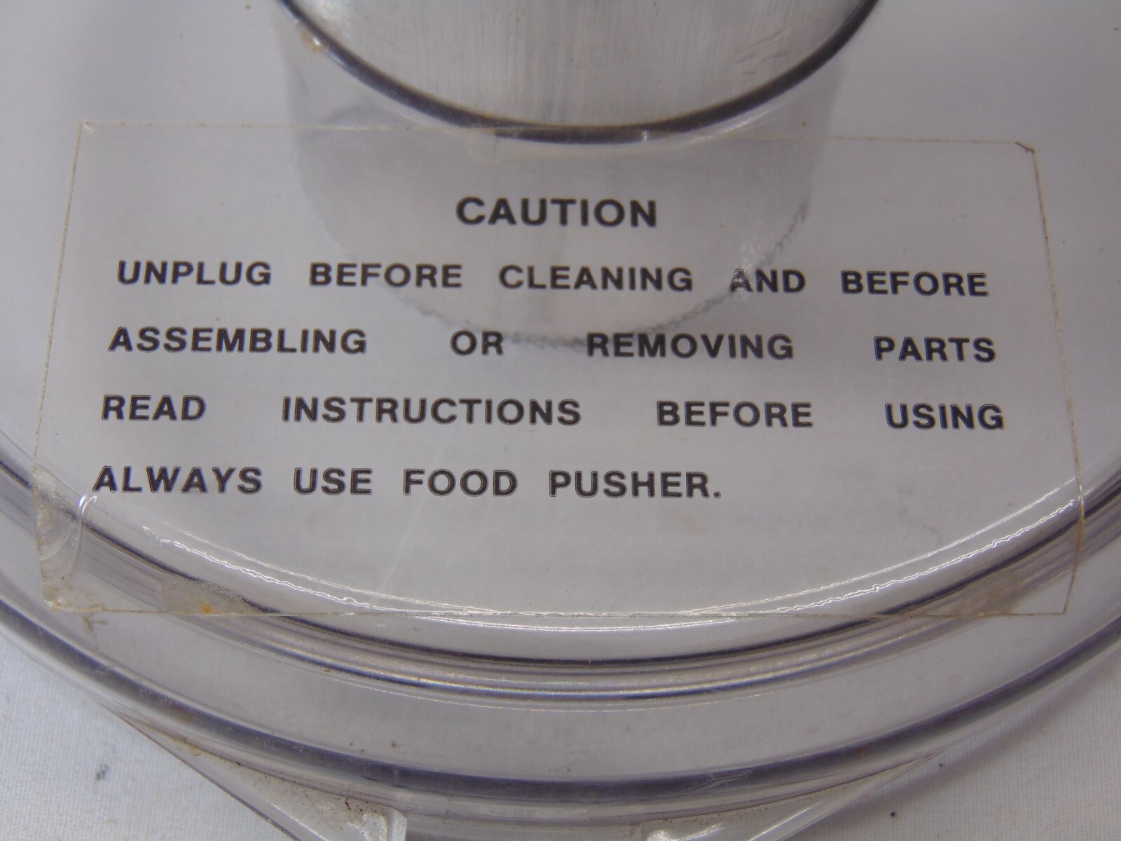 Tefal Juice Master Model 8310 Juicer Plastic Lid Replacement Part