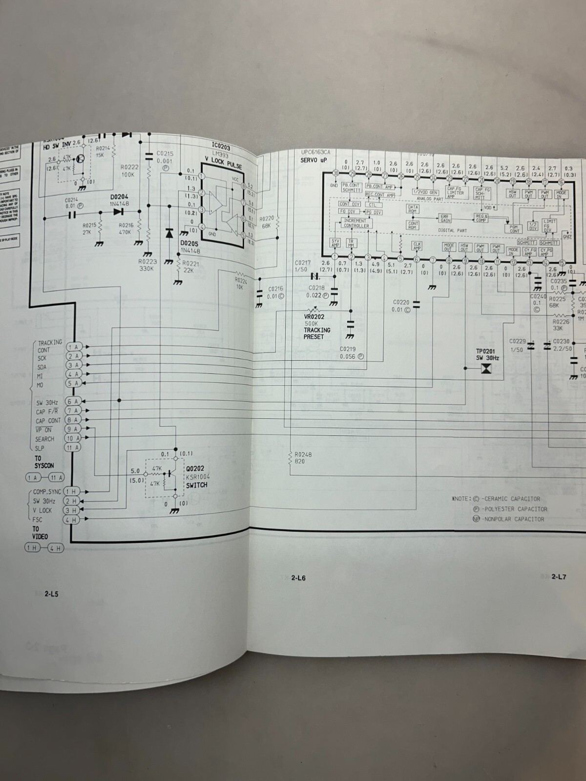RCA VR285 VG7575 Original Schematics Free Shipping