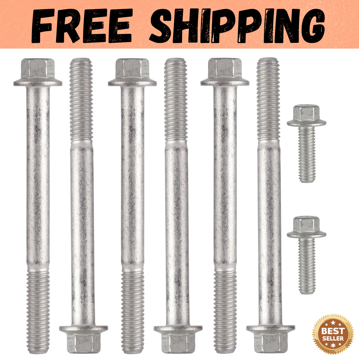 Water Pump & Thermostat Housing Bolt Kit Fits for 1997-2014 LS Series...