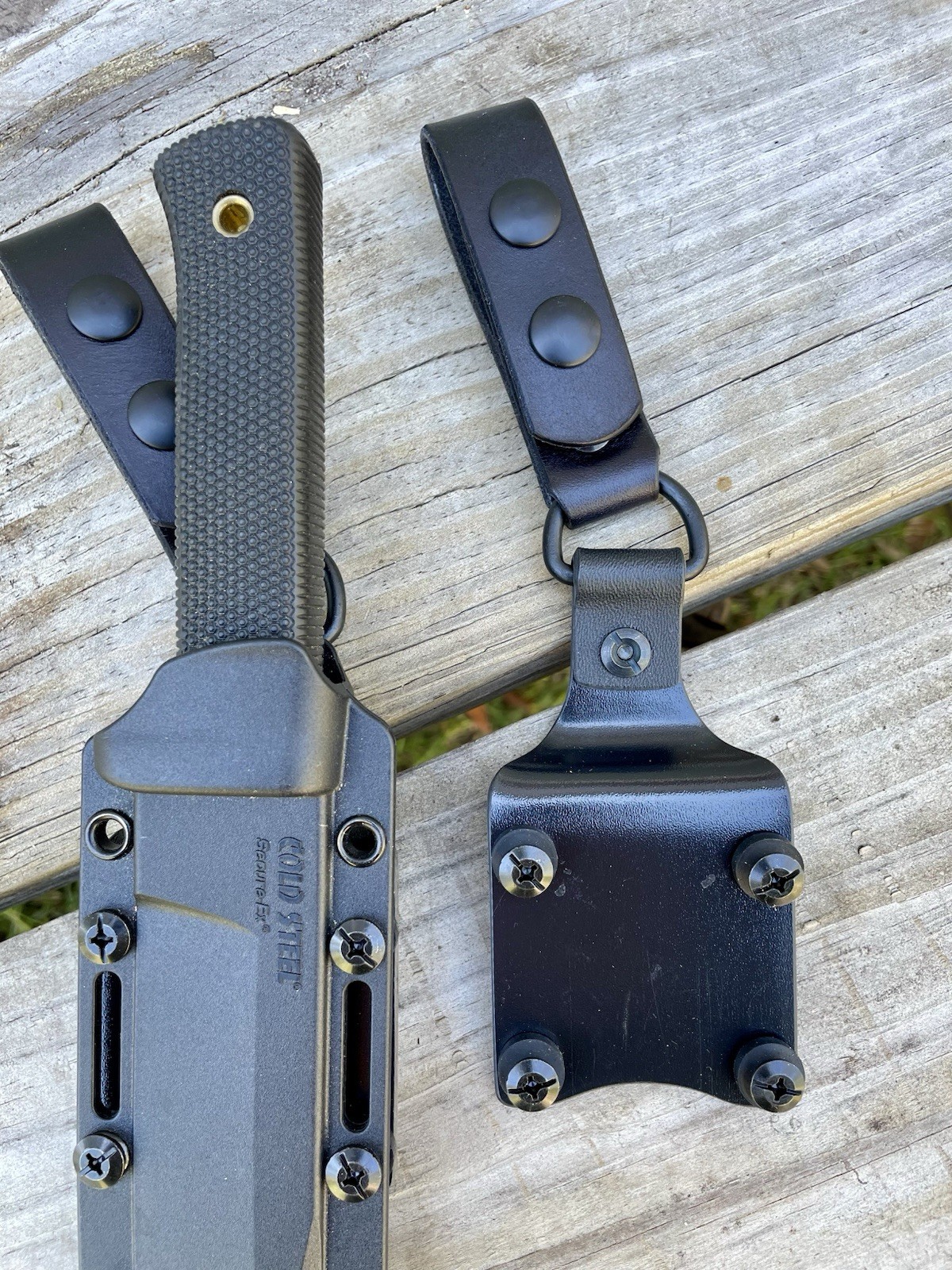 Cold Steel SRK  Leather and Kydex Dangler (No Knife Or Sheath)
