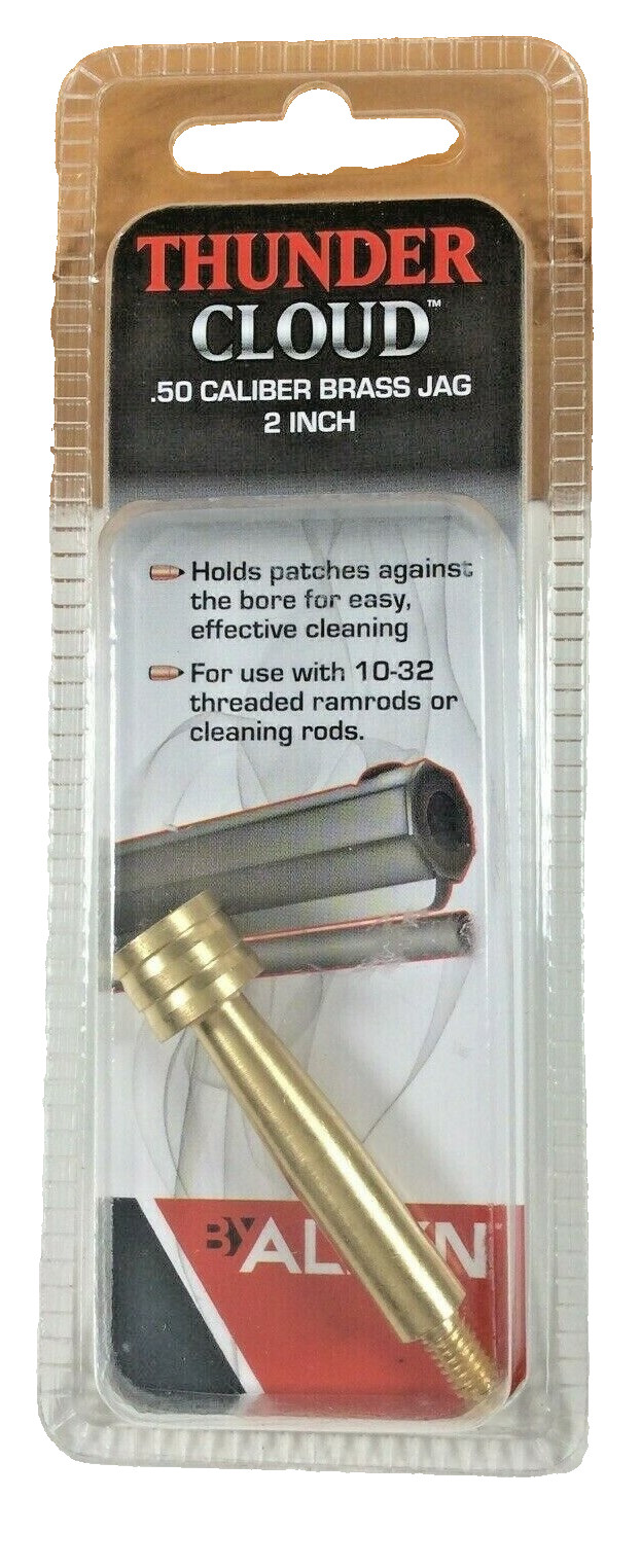 NEW ALLEN Thunder Cloud # 87135A  Muzzleloader .50 Cal Brass Jag 10-32   2”