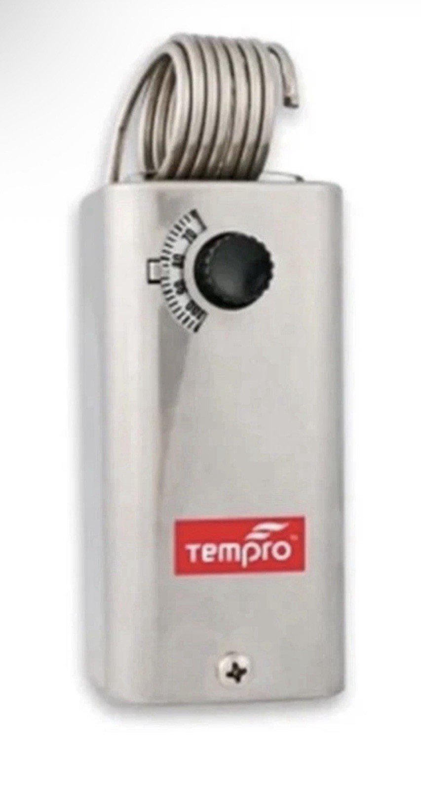 Tempro TP500 Line Voltage 30 to 110 Degree F Fixed Bulb Steel Housing SPDT