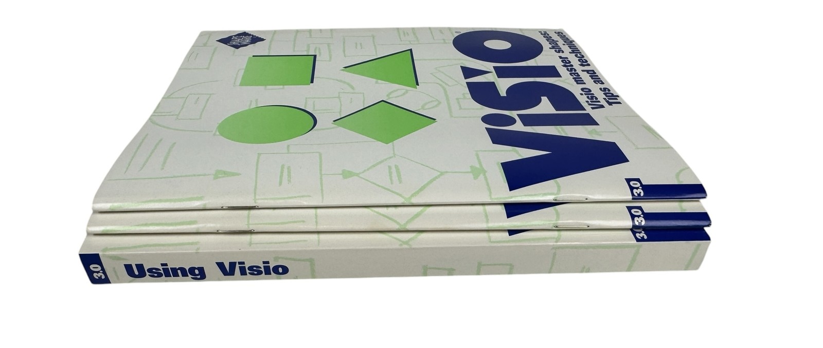 Visio 3.0 Software Manuals Set: Using, Tutorial, Master Shapes Tips & Techniques