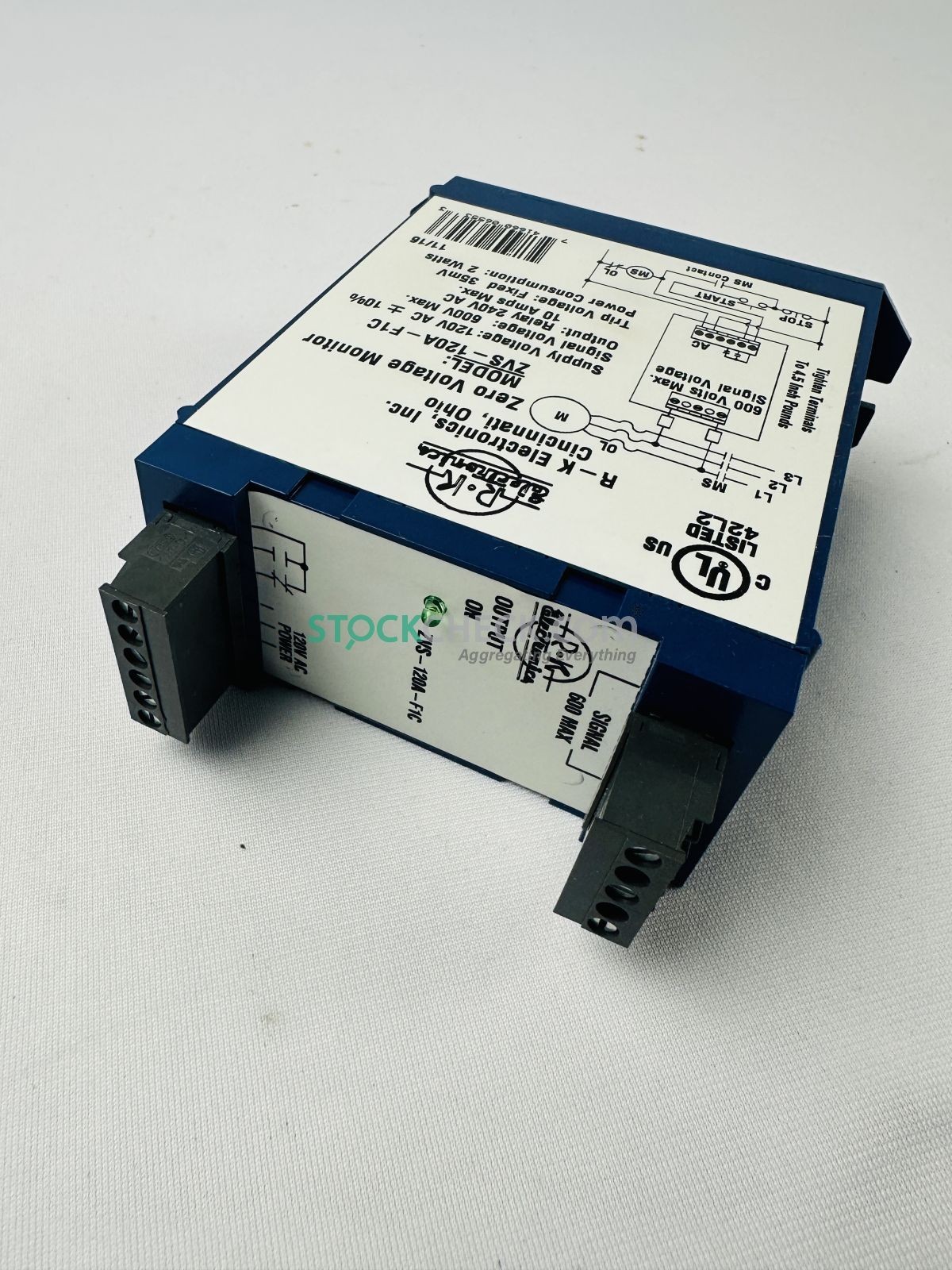 R-K Electronics ZVS-120A-F1C Zero Speed Adjustable Switch