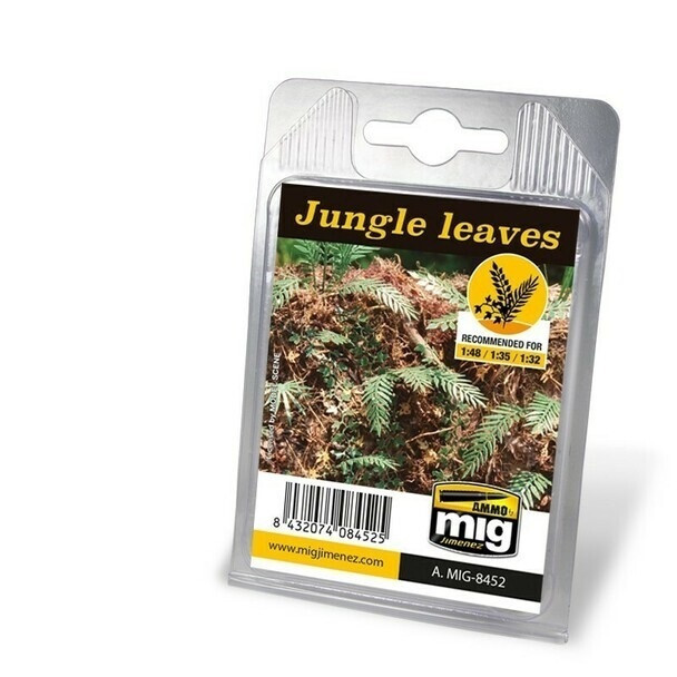 AMMO by MIG Laser Cut Vegetation - JUNGLE LEAVES