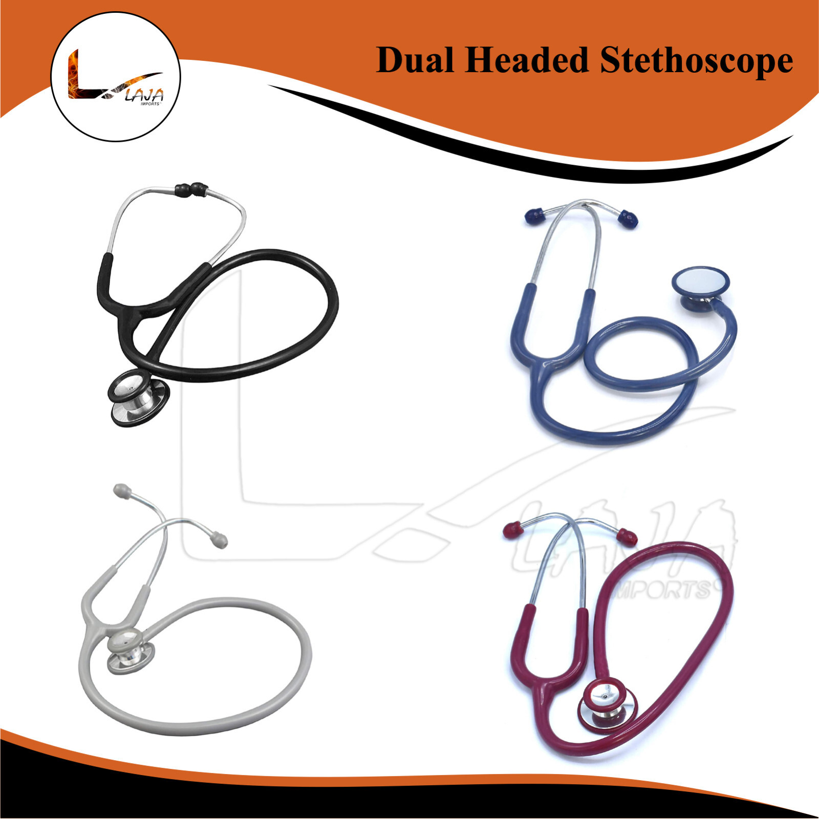 Pro Dual Head EMT Stethoscope GP Doctor Nurse Vet Medical Student Health
