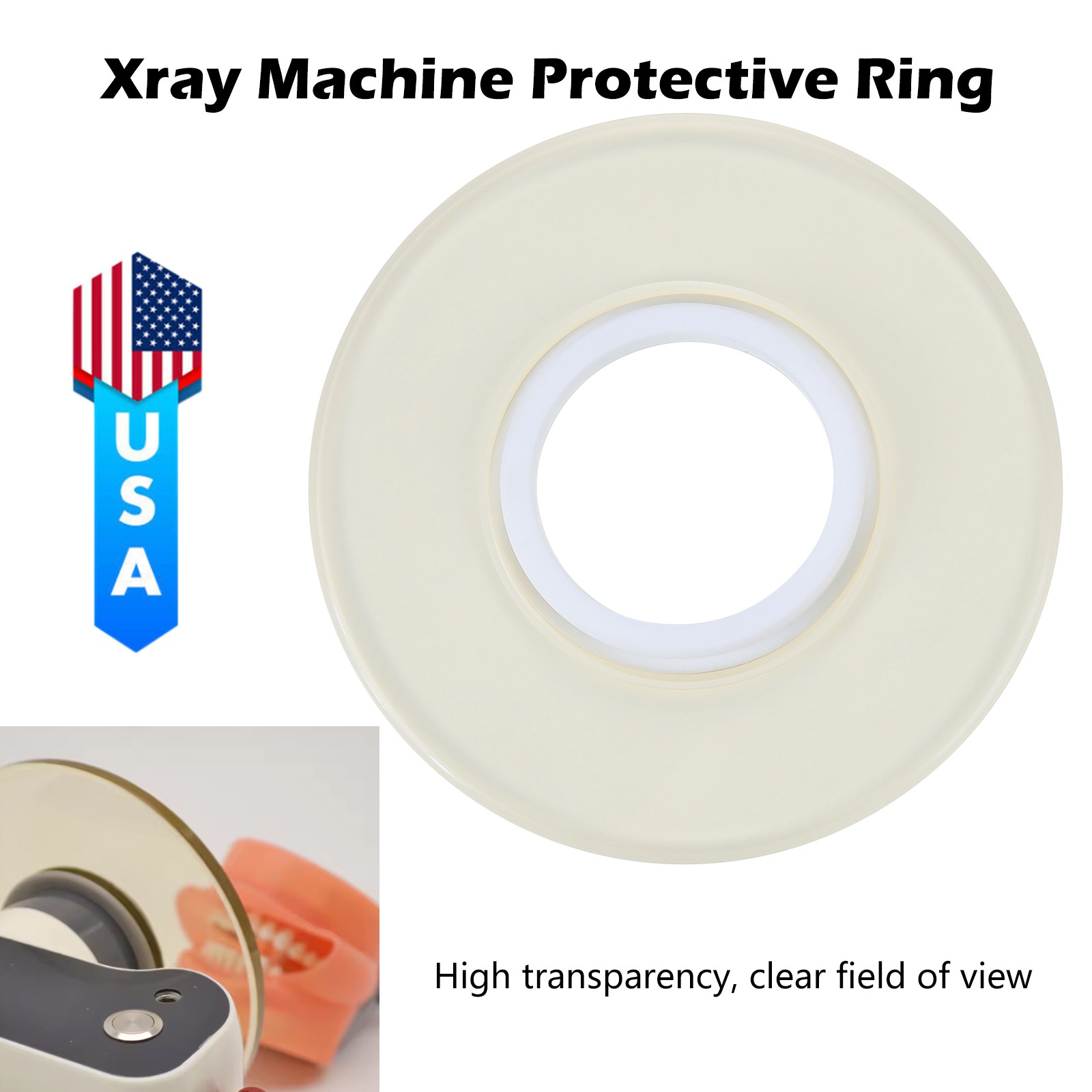 Dental Scatter Shield Ring Protective for SANDENT X Portable Ray Machine Unit dk