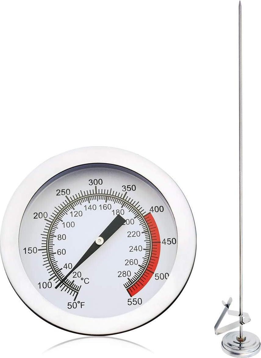 Deep Fryer/Candy/Turkey Thermometer with Clip&15 inch stem Kitchen Pot Fryer,Sta