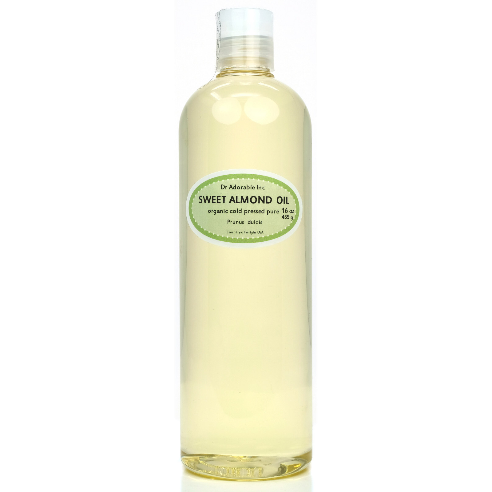 Sweet Almond Oil  Massage Oil, Body Oil, Moisturizer By Dr.Adorable 16 OZ/1 PINT