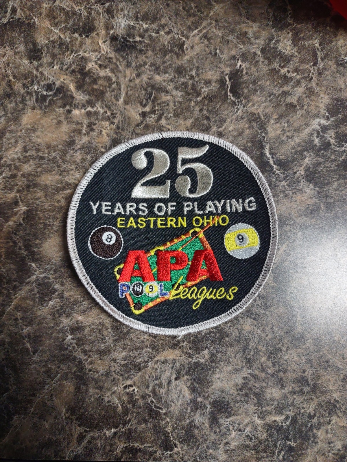APA League Patch 25 years of playing Eastern Ohio