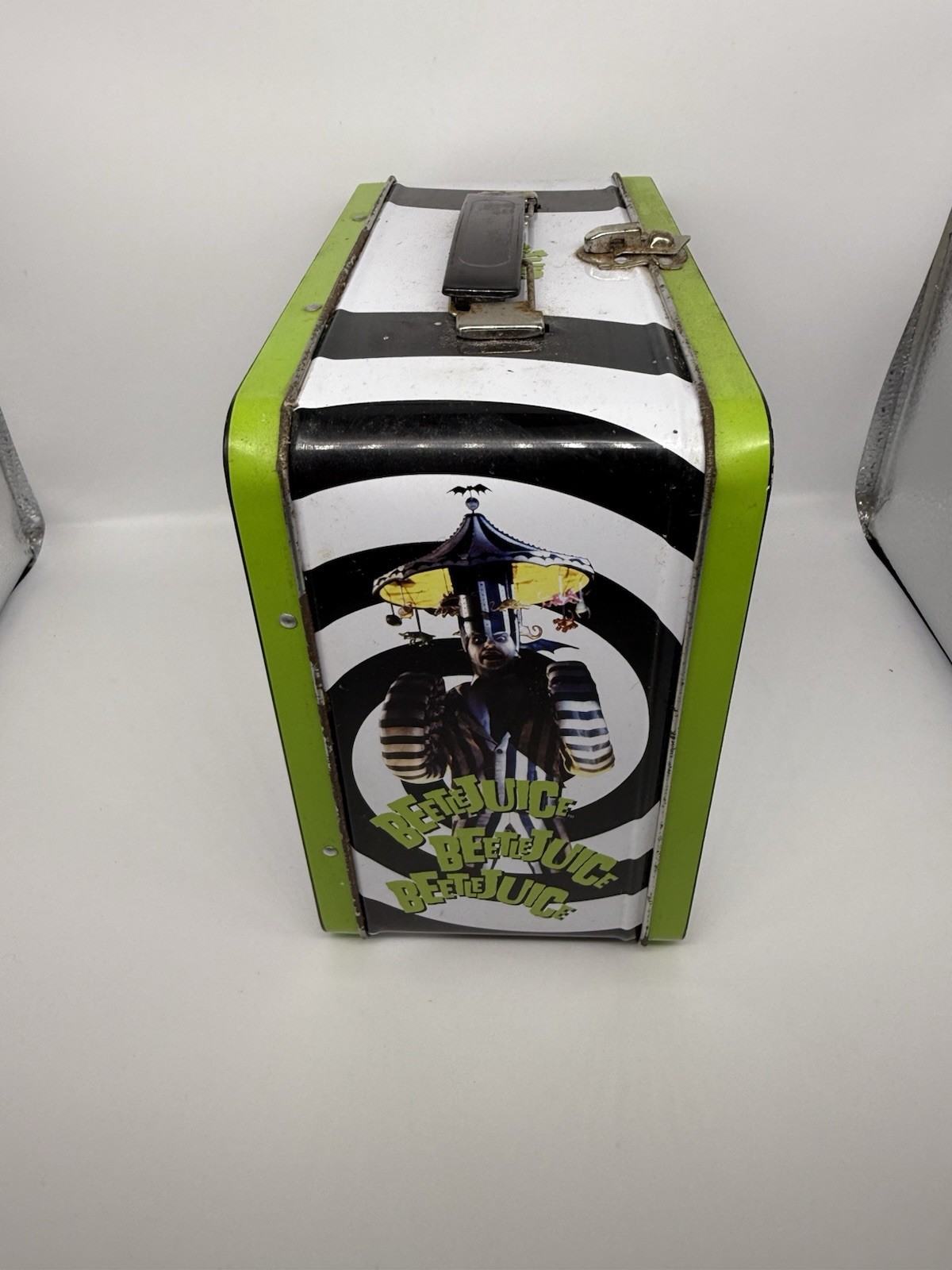 Beetlejuice double sided graphic tin lunchbox Licensed Merch