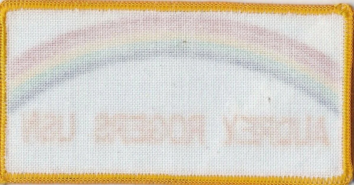 USN Audrey Rogers Rainbow Lightning Nametag Wing Patch A-5