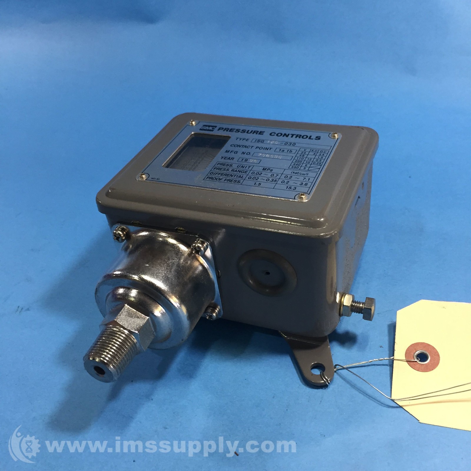 SMC ISG120-030 ISG Pressure Switch FNIP