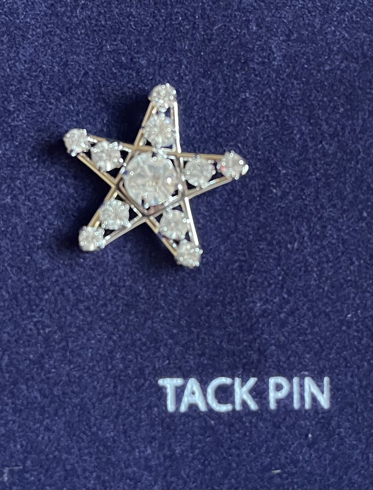 NIB Swarovski Jewelry Tack Pin Star