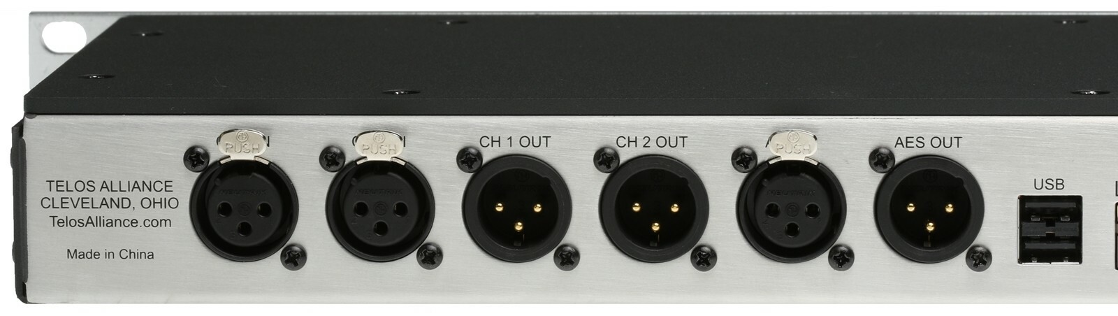 Telos Z/IP ONE w/ AES Remote Codec Audio Over IP Internet Transmission Endpoint
