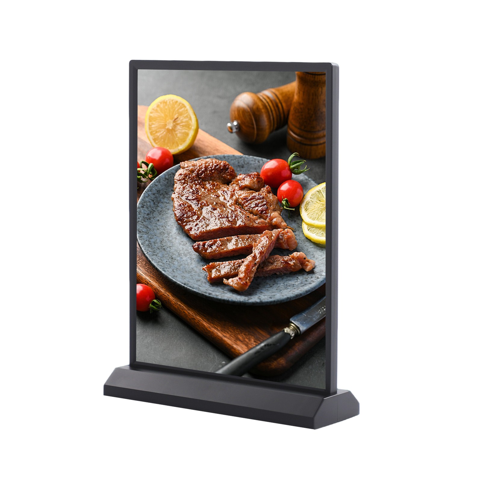 Tabletop LED Sign Holder, LED Poster Frame, LED Sign Holder for Restaurants/Bars