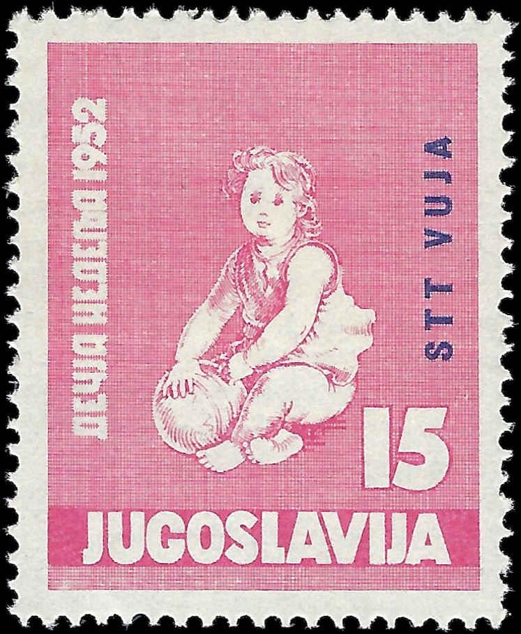 1952 Yugoslavia-Trieste Scott 60 - MNH, Undisturbed Gum
