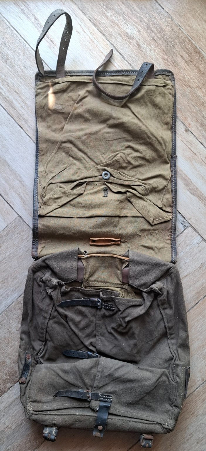 German Backpack M39 WEHRMACHT WWII Original Backpack Satchel Backpack