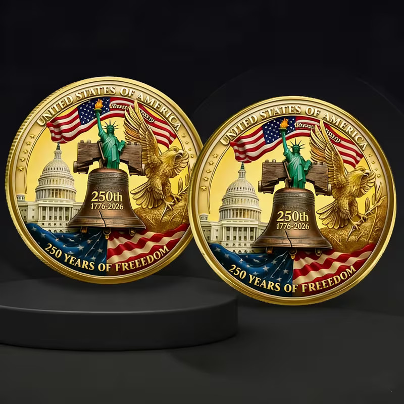 United States 250 Anniversary Challenge Coin Commemorative US 1-pc bb