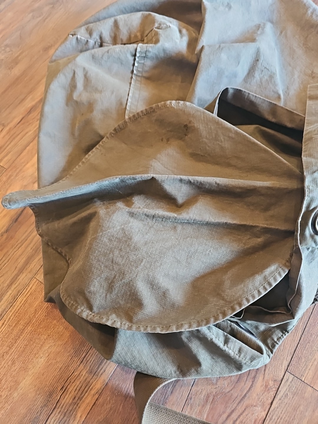 US Military Army Duffle Duffel Bag OD Green, Nylon, Top Load