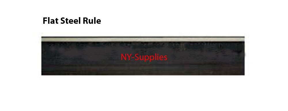 Flat Steel Rule 2pt 0.937" height, 19.5" long, Die Cutting Steel Rule - 1 pc
