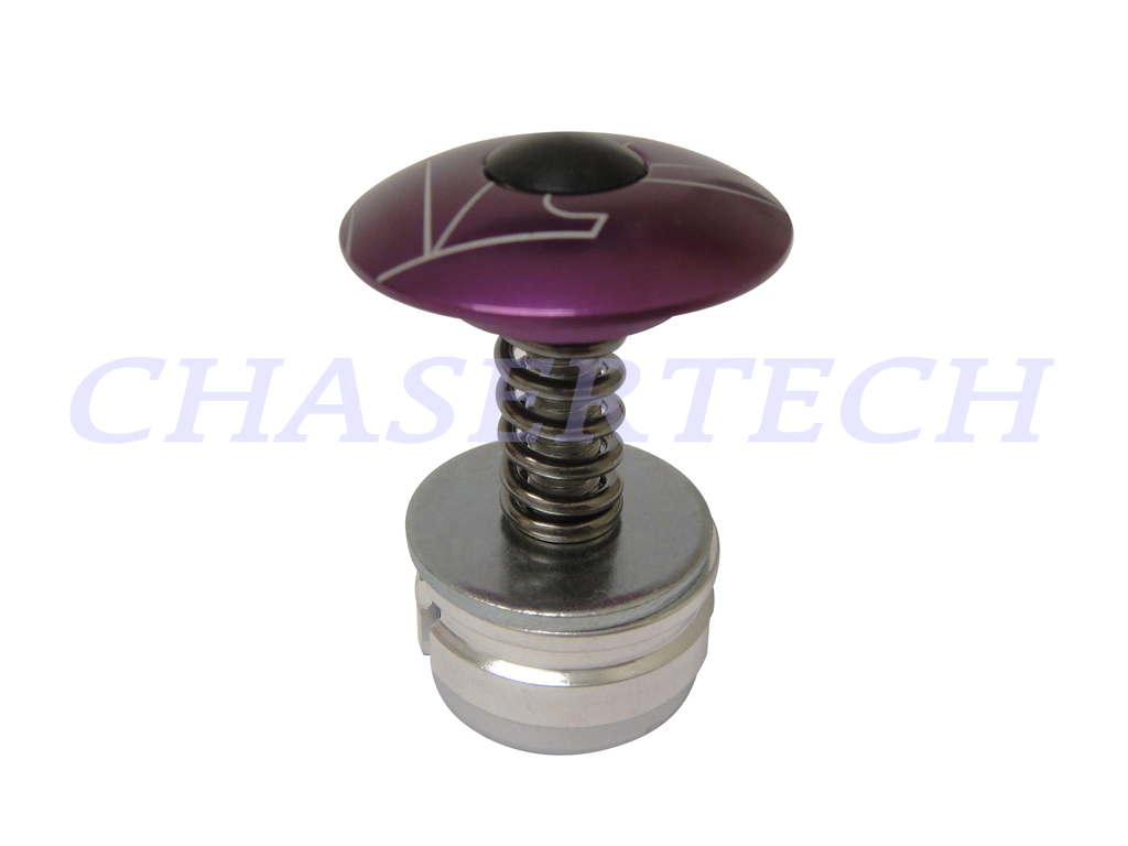 New VP Bicycle Bike Alloy Headset Stem Cap 1-1/8" w/ Expander Plug 25.4mm Purple