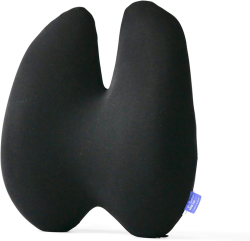 C CUSHION LAB Extra Dense Lumbar Pillow - Patented Ergonomic Black