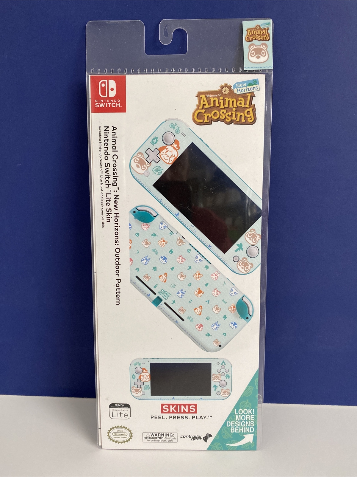 Nintendo Switch Lite Skin Crossing: New Horizons - Outdoor Pattern -