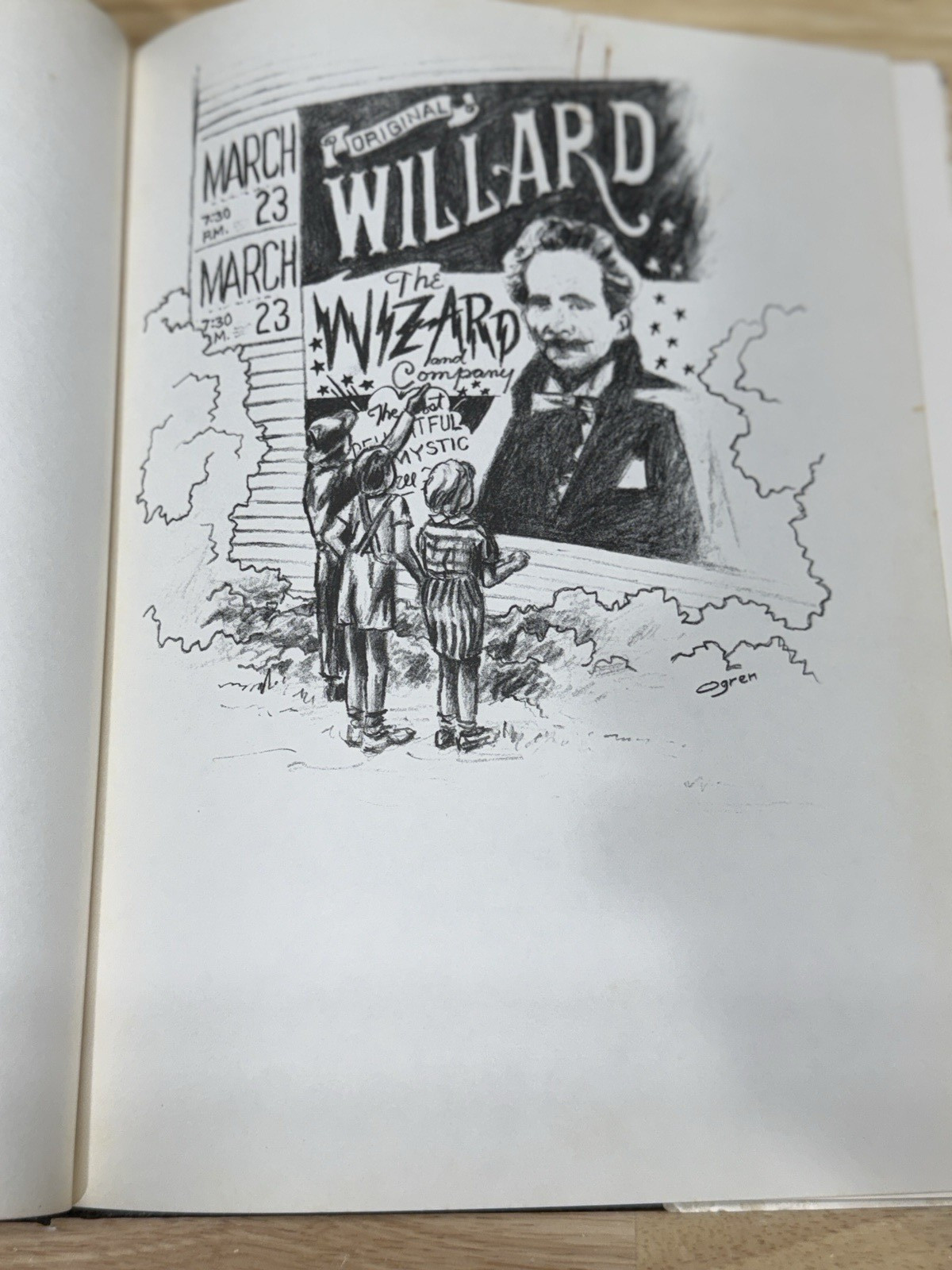 Willard The Wizard Magic Book By Bev Bergeron SIGNED by Author Magician