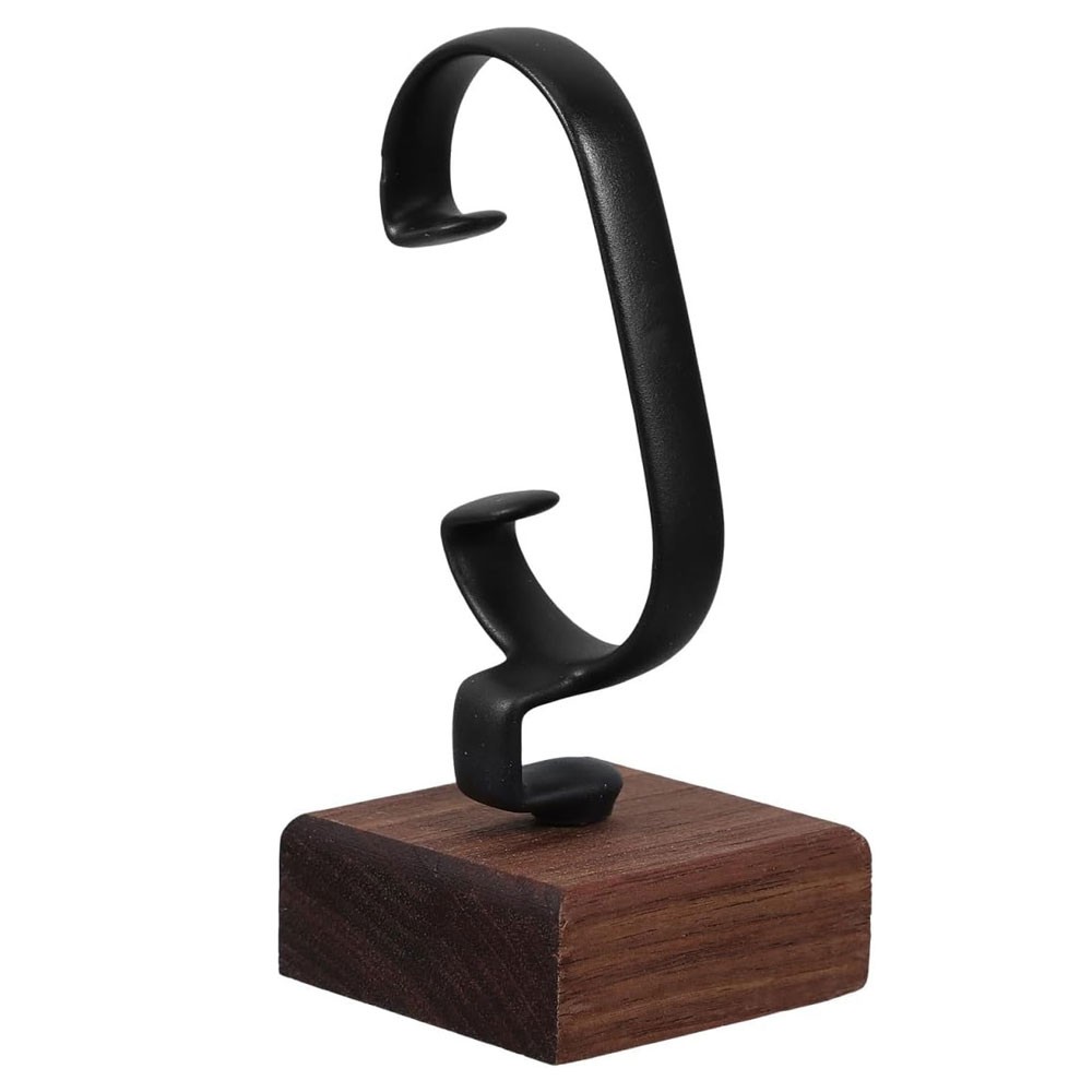 Watch Display Stand: Single Watch Holder Stand Men - Black Walnut Wood Collector