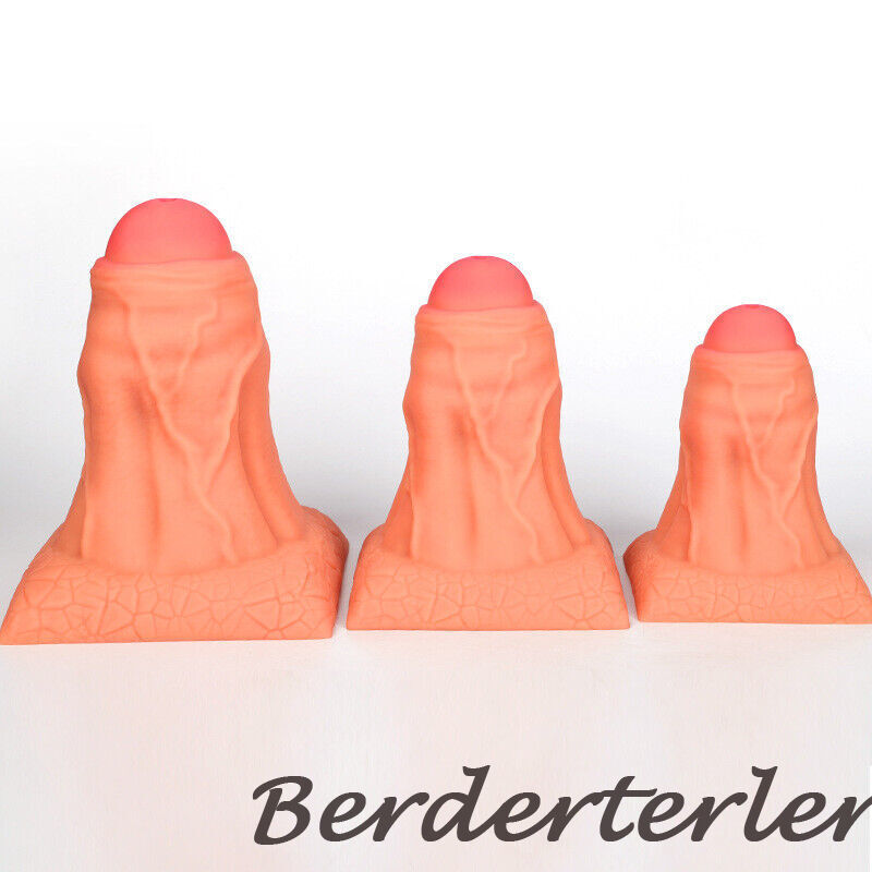 5 sizes Huge Dildo Dilator Vaginal Anal Plug Realistic Fake Penis For Women/Men