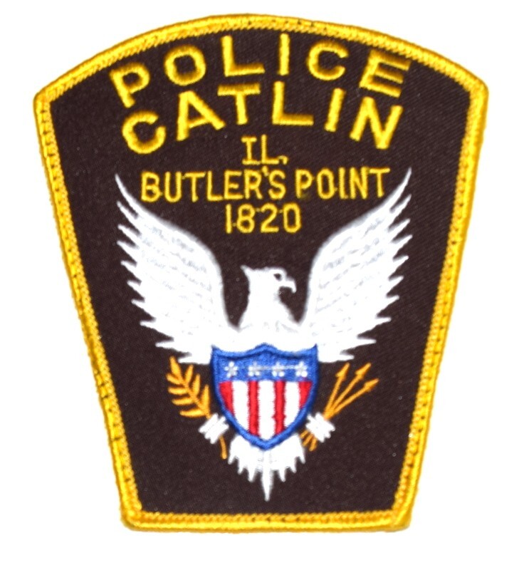 CATLIN ILLINOIS IL Sheriff Police Patch BUTLER’S POINT EAGLE USED