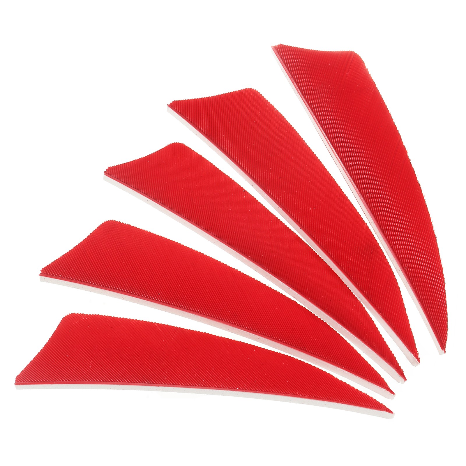 Arrows Vanes 50 Pack 3 Inch Arrow Feather Left Wing Red for DIY