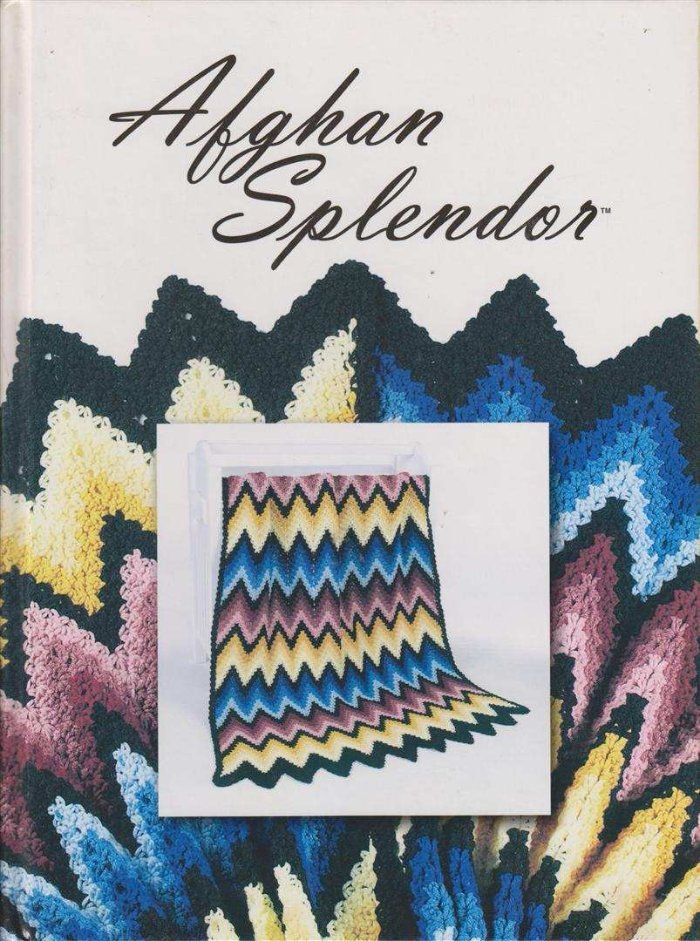 HB CROCHET AFGHAN SPLENDOR 50 BEAUTIFUL DESIGNS