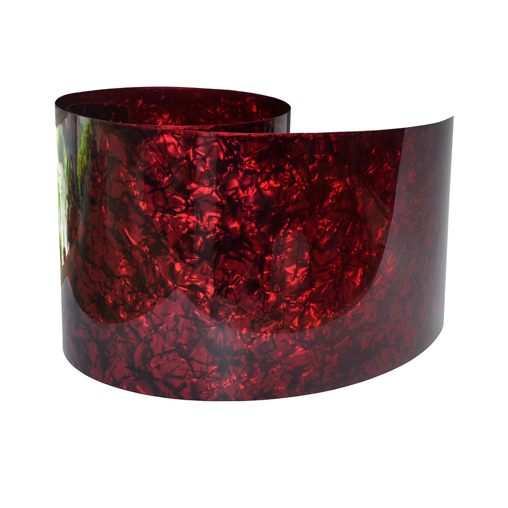Drum Wrap 20x62" 0.5mm Diamond Red Musical Instrument Deco Sheet