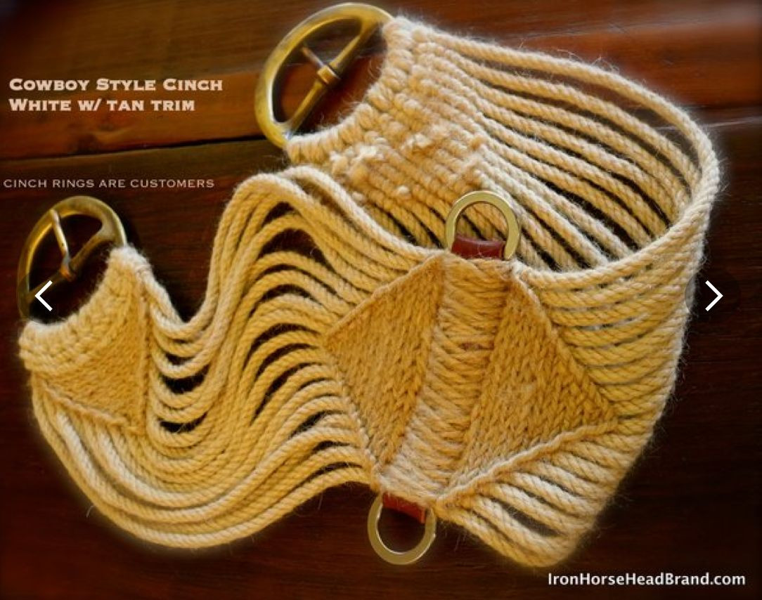 CINCH ~ GIRTH ~CUSTOM ~ Handmade 100% Mohair