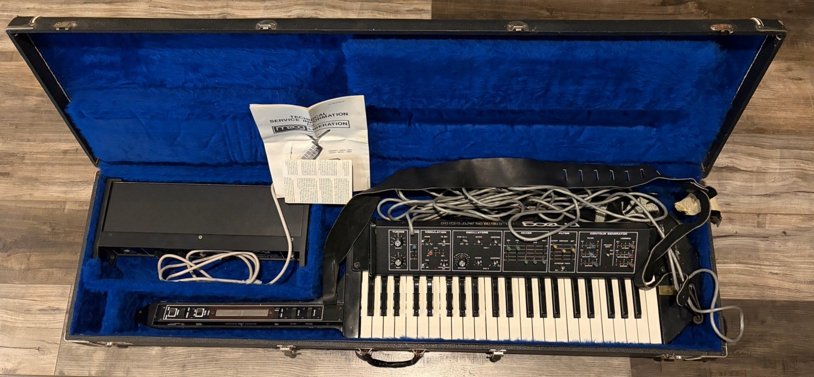 Moog Liberation Keytar Analog Synth w/ Interface Power Supply & Case Vintage