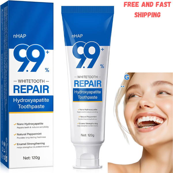 9.9% Hydroxyapatite Toothpaste, 4.23 Oz Nano Hydroxyapatite Toothpaste for Ename
