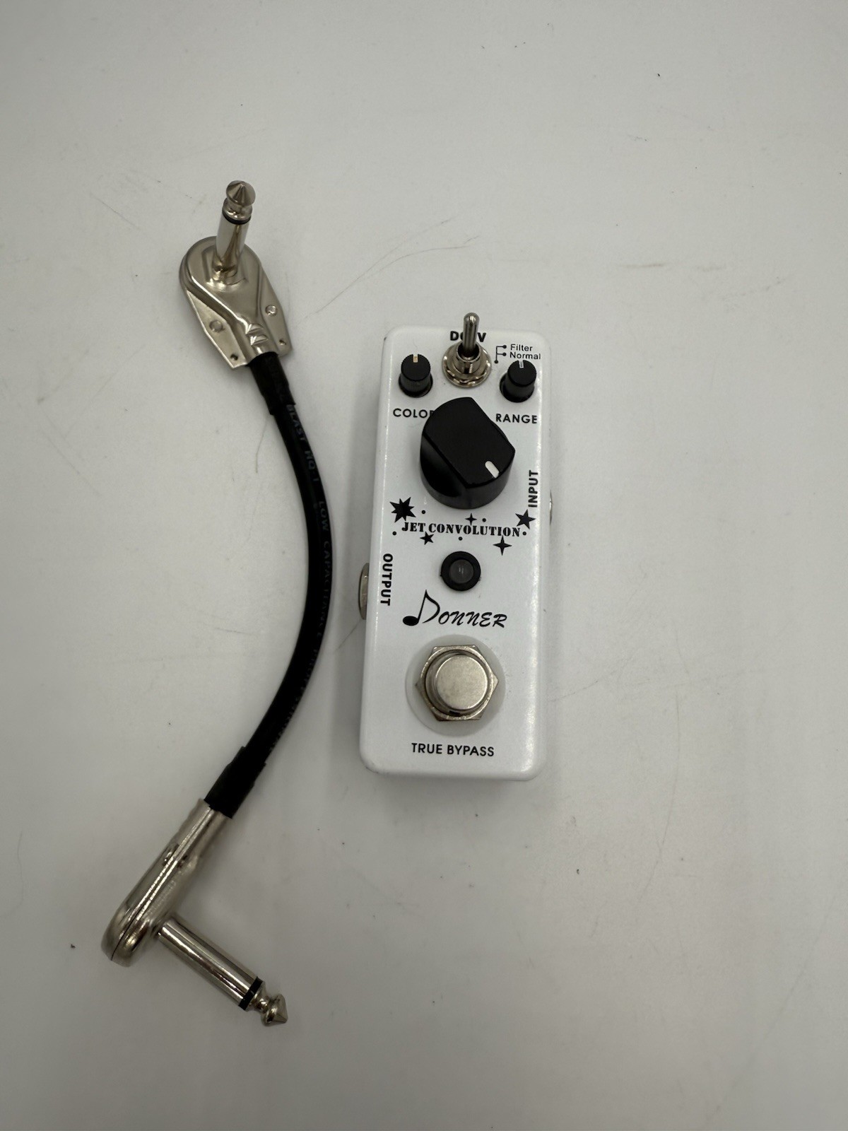 Donner Jet Convolution Flange Stompbox Pedal White