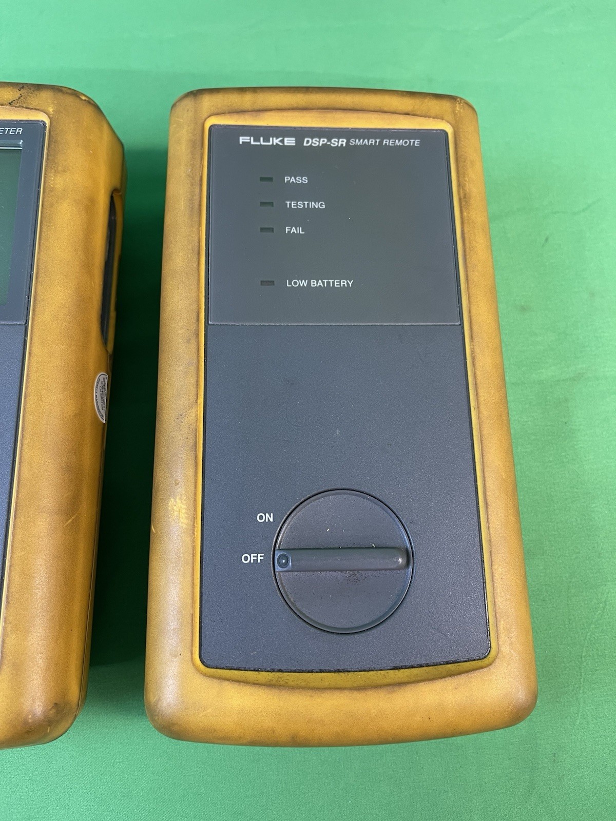 Fluke DSP-100 LAN CableMeter & DSP-SR Smart Remote Power Tested Blank Display