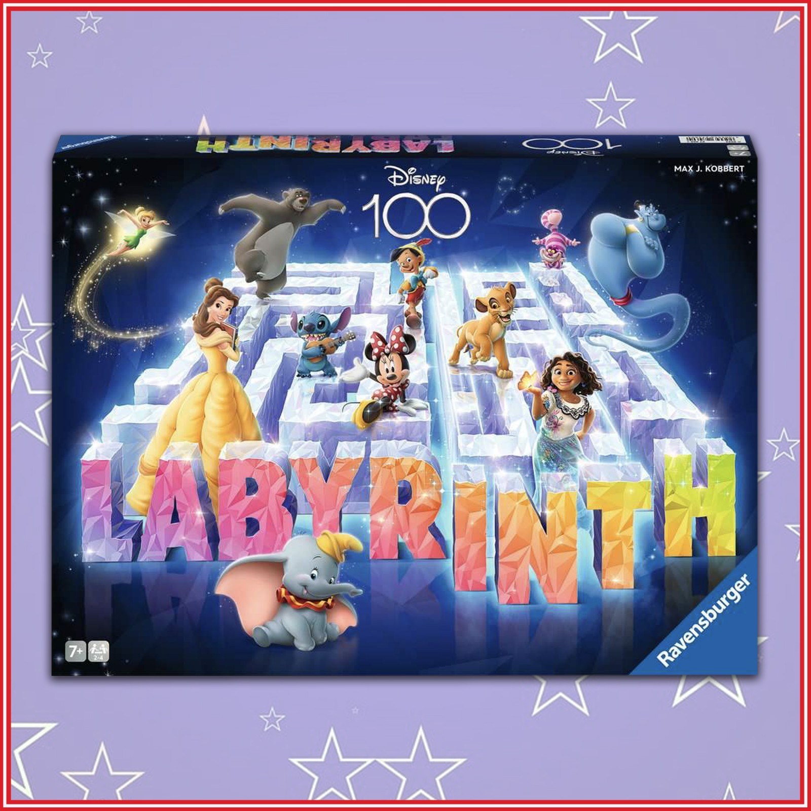 Labyrinth Disney 100th Anniversary 2-4 Players Ravensburger Board Game