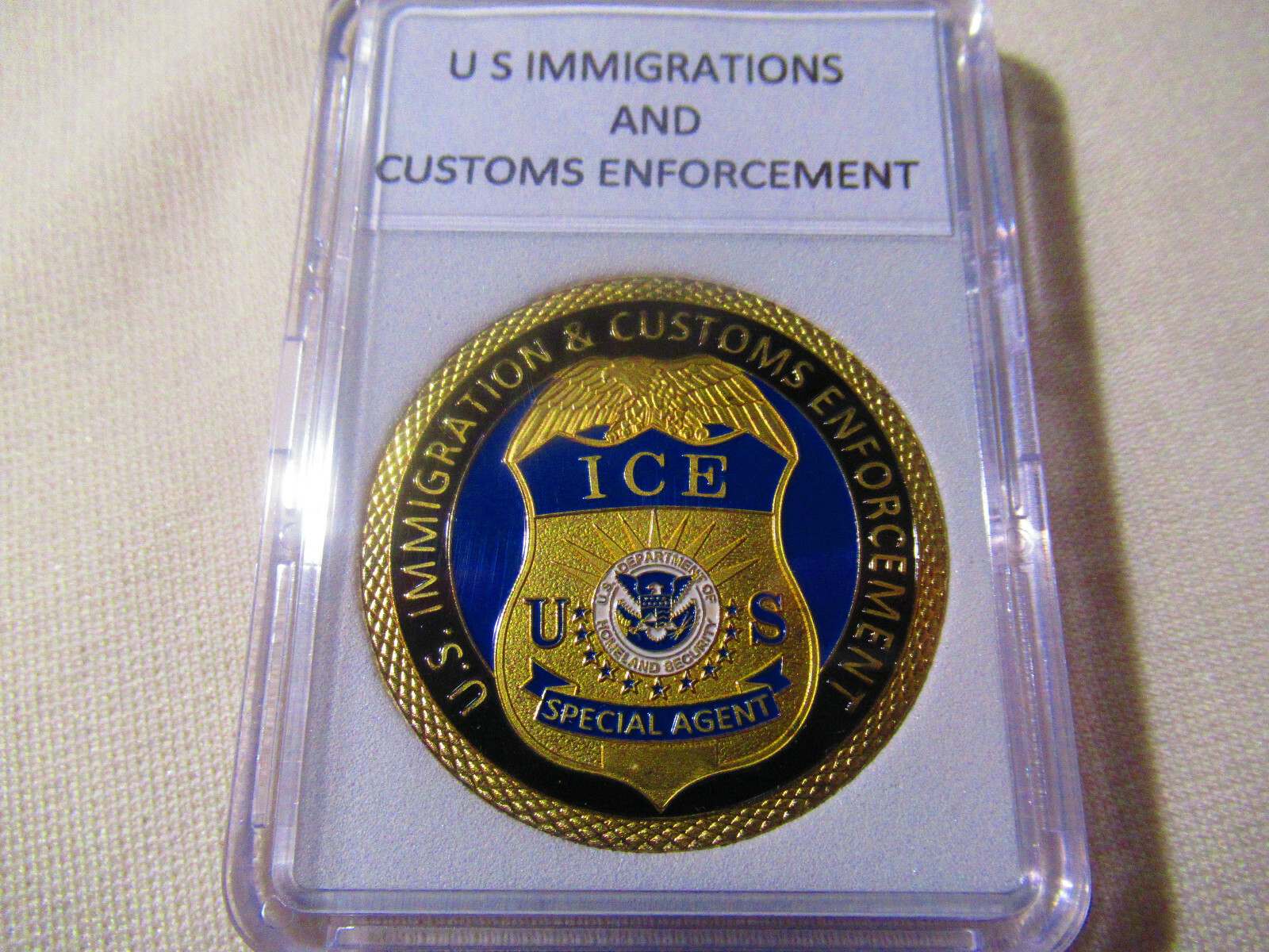 US IMMIGRATION & CUSTOMS ENFORCEMENT (ICE) Challenge Coin